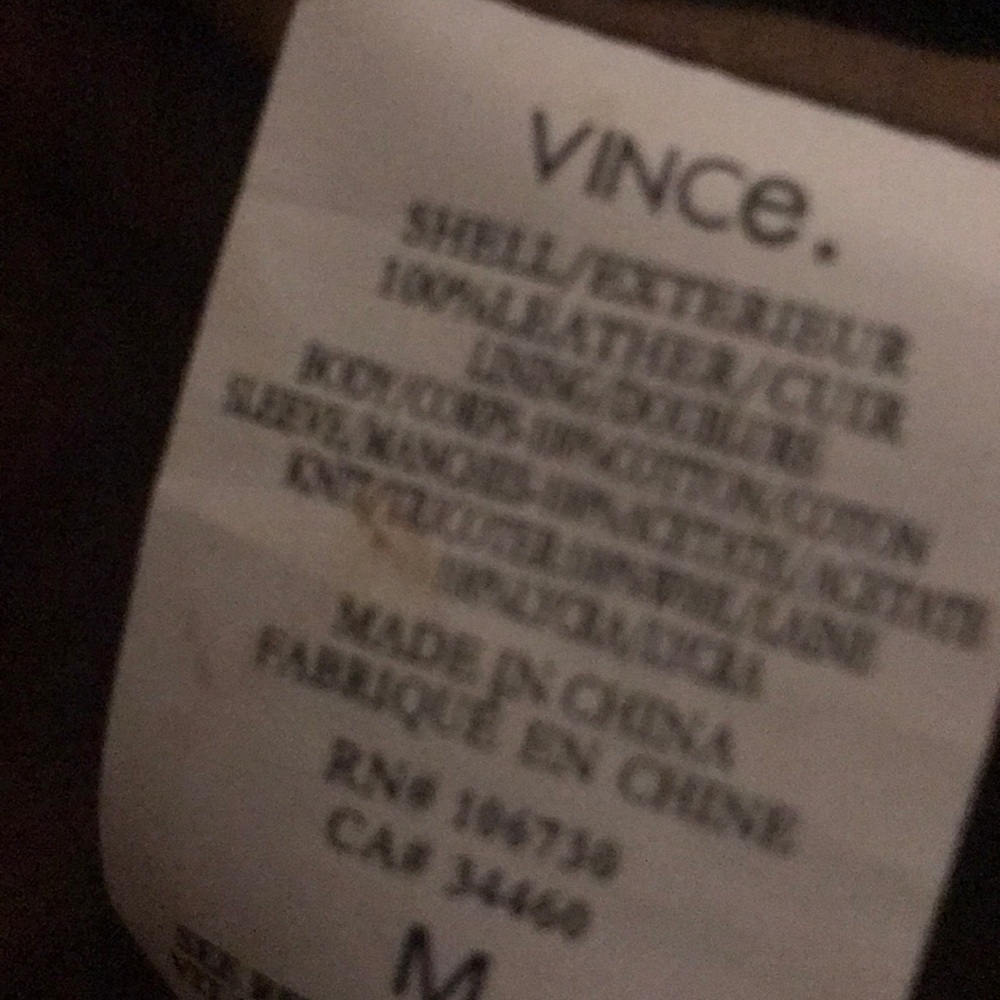 Vince Learher Jacket - image 8